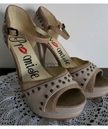 Promise Brand ~ Women's Size 8 ~ Beige ~ Faux Leather ~ 5" Heel Platform... - €25,83 EUR Promise Brand ~ Women's Size 8 ~ Beige ~ Faux Leather ~ 5" Heel Platform... - €25,83 EUR