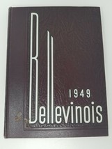 Belleville High School Illinois 1949 Art Deco Bellevinois Yearbook Vintage - £15.10 GBP