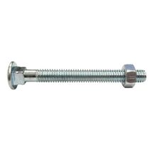 3 1/2" x 3/8" Carriage Bolts for Gate Post Hinges Zinc Plated - $5.95