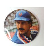 New York Mets Keith Hernandez 1980s Button 3 inch - £9.30 GBP