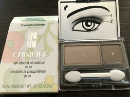 CLINIQUE ALL ABOUT SHADOW DUO ~ CHOOSE SHADE ~ NEW IN BOX - $24.50