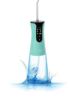 Water Flosser Cordless Dental Oral Irrigator (Blue) - £22.82 GBP