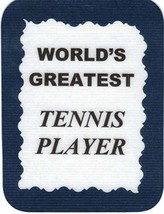 Tennis Player 3" x 4" Refrigerator Magnet Sports Court Ball Dress Kitchen Decor - $3.99