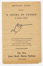 Michael Todd Presents A Night in Venice The New Jones Beach Marine Stadi... - £17.20 GBP