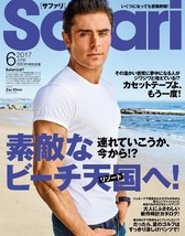 Safari June 2017 Japanese Magazine Men&#39;s Fashion Life Style Zac Efron - £14.36 GBP