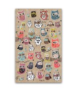 CUTE OWL STICKERS Sheet Bird Animal Korean Paper Kid Craft Scrapbook Sti... - €2,11 EUR