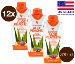 Forever Living Aloe Peach Juice Nectar Minis Immune Support All Natura 12Pack - £64.42 GBP