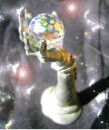 HAUNTED HAND W/ CRYSTAL MERLIN'S HAND OF EXTRAORDINARY POWER HALLOWEEN MAGICK - $503.33
