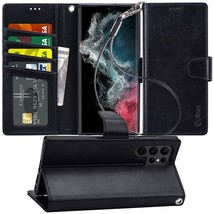 Case For Samsung Galaxy S22 Ultra 5G Pu Leather Wallet Case Cover [Stand Feature - £22.72 GBP