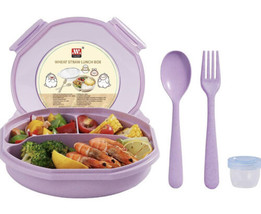 Purple Bento Box, Lunch Box, Bento Box for Kids, Lunch Containers for Adults - £22.15 GBP