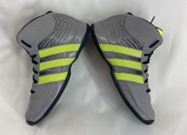 Adidas Men&#39;s CLI 037001 Gray Neon Green Basketball Shoes US Size 6 - $28.49