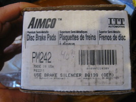 NEW AIMCO ITT GM Chevy Premium Disc Brake Pads Semi-Metallic # PM242 black - $30.39