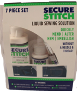 Secure Stitch Liquid Sewing Glue Emergency Solution  7pc Set NEW - €8,24 EUR