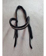 Schockemohle Dressage Headstall Only Black Gems Show - $55.74