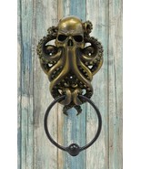 Bermuda Triangle Nautical Octopus Kraken Ghost Of Cthulhu Door Knocker F... - $43.73 CAD