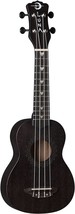 Black Satin Luna Vintage Mahogany Soprano Ukulele. - $89.99