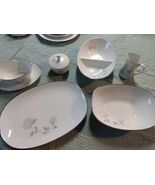 Noritake China Dinnerware Rosay pattern Hostess Set, Oval Veggie, Gravy ... - $166.25