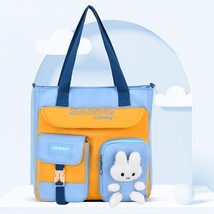 Cute Rabbit Backpack For Girls Cartoon Pink Princess School Bags Kids Satchels P - £24.78 GBP