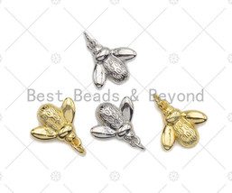 High-Quality Silver/Gold Finish Bee Shape Pendant/Charm for Jewelry Making - £1.92 GBP