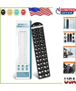 Durable 6601 Aluminum Nut &amp; Bolt Size Identifier with Laser-Etched Markings - $526.10 MXN