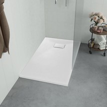 vidaXL Shower Base Tray 31.5 x 31.5" Waterproof Slip-Resistant White Finish - $305.99