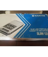 Sanyo Slim Line Portable Cassette Recorder Slim 12A - £187.30 GBP