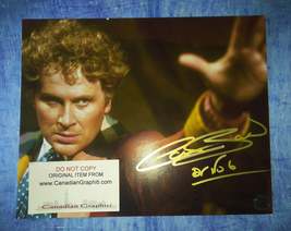 Colin Baker Hand Signed Autograph 8x10 Photo COA Doctor Who - $50.00