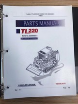 Takeuchi TL220 Crawler Loader Parts Manual S/N 222000001 and up - $75.00