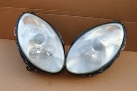 06-08 Mercedes R320 R350 R500 W251 Halogen Headlight Lamps Set L&R image 1