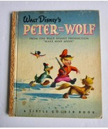 Walt Disney&#39;s PETER AND THE WOLF ~ Vintage Little Golden Book ~ Children... - £10.17 GBP
