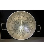 Large 7 Star Aluminum Colander Strainer-Footed Handles 11&quot; - $24.55 CAD