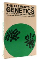 K. Mater, C. D. Darlington The Elements Of Genetics 1st Edition 1st Printing - $42.50