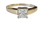 Women&#39;s Solitaire ring 10kt Yellow Gold 411557 - £103.75 GBP
