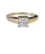 Women&#39;s Solitaire ring 10kt Yellow Gold 411557 - £103.11 GBP