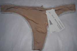 Ella Macpherson Union American Nude Thong Lace Trim Large L $20 E16-787 - $14.99