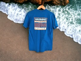Universal Studios Islands Of Adventure Warning Label Tshirt M - £15.10 GBP
