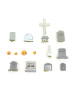 Halloween O Scale Graveyard Stones And Monuments And Pumpkins Used - $26.96 CAD