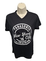 2015 Panasonic Triathlon New York City Womens Medium Black Jersey - $371.66 MXN