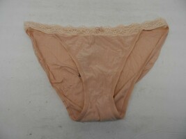 Adore Me Women&#39;s Risque Lace Trim Panty 07588 Beige 0X - $4.74