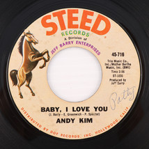 Andy Kim – Baby, I Love You  / Gee Girl - 1969- 45 rpm 7&quot; Single 45-716 - $7.99