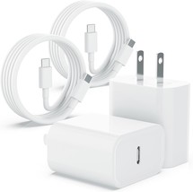 15 Charger Fast Charging Charger 2Pack USB C Fast Wall Charger with 6ft C to C C - $23.50