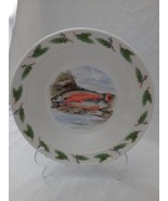 Portmeirion Compleat Angler Fern Bowl Soup Rimmed  8.5&quot; Alpine Char Torgoch - £46.42 GBP