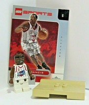 LEGO Sports NBA Rockets Steve Francis #3 2002 Upper Deck Card Base White Jersey - £7.72 GBP