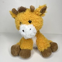 Giraffe Stuffed Animal Plush Fiesta Adorable Soft Scruffy Orange Sitting Toy 11&quot; - £7.77 GBP
