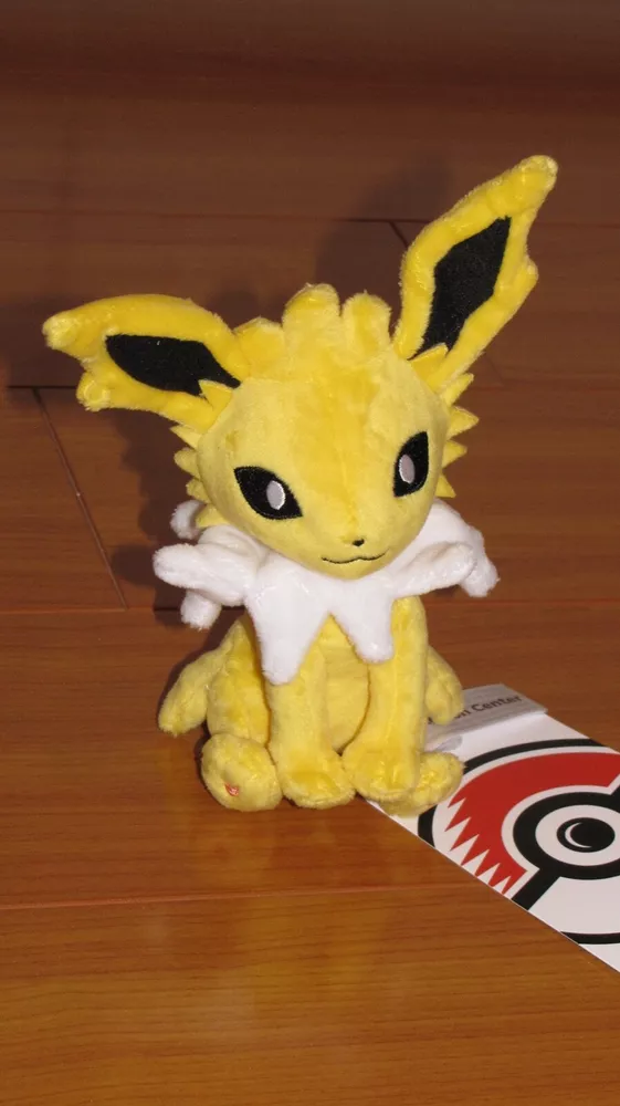 JOLTEON Pokemon Center Poke Go Plush Sitting Cuties stuffed doll NEW - $51.71