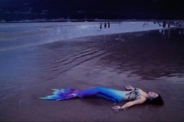 Fairy Adult Mermaid Tail not silicone Mermaid Tails with Monofin swimmable tail - £79.92 GBP