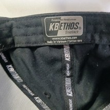 Premium Headwear KBETHOS BOSS Black/White Embroidered Snapback Baseball Cap Hat image 3