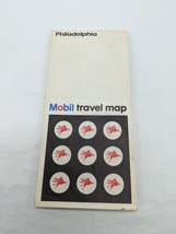 Vintage 1968 Philadelphia Mobil Travel Map Brochure - $11.14