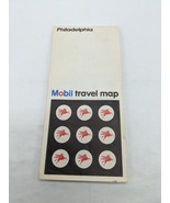 Vintage 1968 Philadelphia Mobil Travel Map Brochure - $11.14