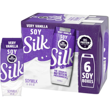 Silk Shelf-Stable Soy Milk Singles, Very Vanilla, Dairy-Free, Vegan, Non... - £10.22 GBP